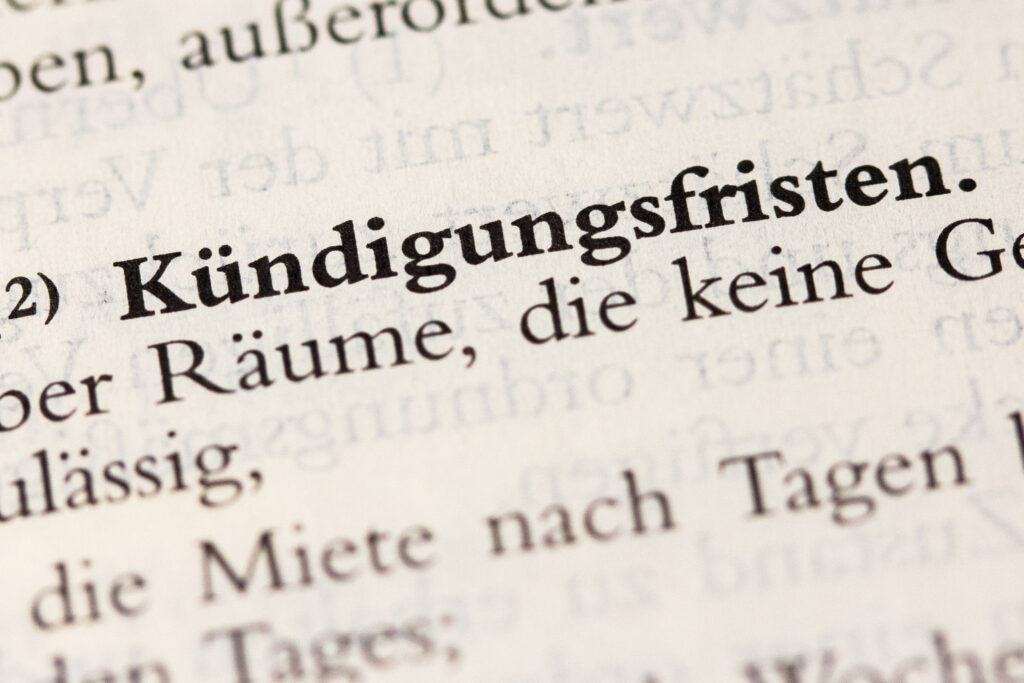 Welche Kündigungsfrist gibt es für Immobilien? 1 kuendigungsfrist 2